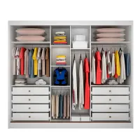 Guarda-Roupa Diamond 3 Portas 2,42 100% MDF - Foto 5