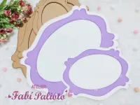 G1.719  Gabarito de Moldes em MDF   Moldura  Modelo 39