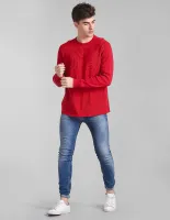 Camiseta GAP Básica Waffle Manga Longa Masculino - Foto 6