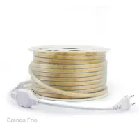 MANGUEIRA LED COB BRANCA QUENTE 3000k  12v rolo 50 metros - Foto 11