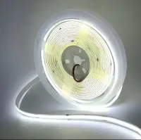 MANGUEIRA LED COB BRANCA QUENTE 3000k  127v rolo 50 metros - Foto 12