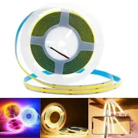 MANGUEIRA LED COB BRANCA QUENTE 3000k  220v rolo 50 metros - Foto 10