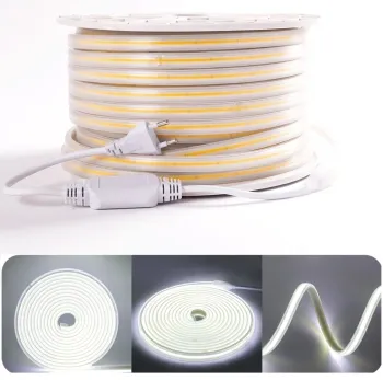 MANGUEIRA LED COB BRANCA FRIA 6000k  220v rolo 100 metros