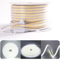 MANGUEIRA LED COB BRANCA FRIA 6000k  12v rolo 100 metros