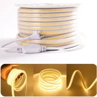 MANGUEIRA LED COB BRANCA QUENTE 3000k  220v rolo 100 metros