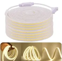 MANGUEIRA LED COB AZUL  220v rolo 50 metros - Foto 22