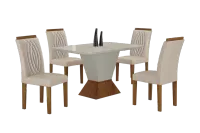 Mesa 4 Cadeiras Larissa 80x120 - Foto 3