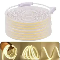 MANGUEIRA LED COB AMARELO  127v rolo 100 metros - Foto 16
