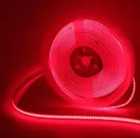 MANGUEIRA LED COB AMARELO OURO  12v rolo 50 metros - Foto 35