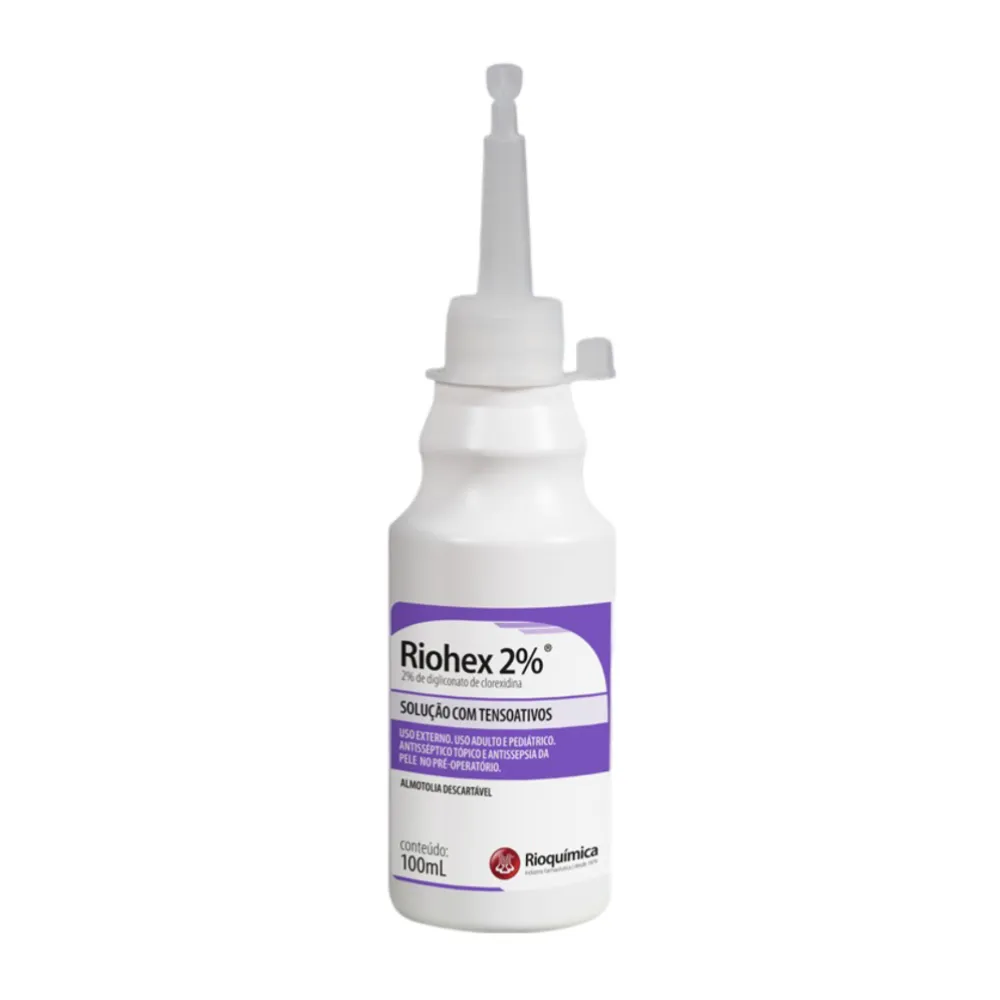 Clorexidina Riohex 100 ml 2% Alc. RIO QUÍMICA