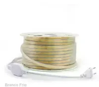 MANGUEIRA LED COB AMARELO OURO  12v rolo 100 metros