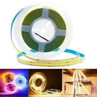 MANGUEIRA LED COB AMARELO OURO  127v rolo 50 metros - Foto 10