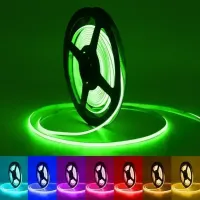 MANGUEIRA LED COB AMARELO OURO  127v rolo 50 metros - Foto 13