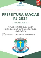 Apostila Prefeitura Macaé RJ Engenheiro Segurança 2024