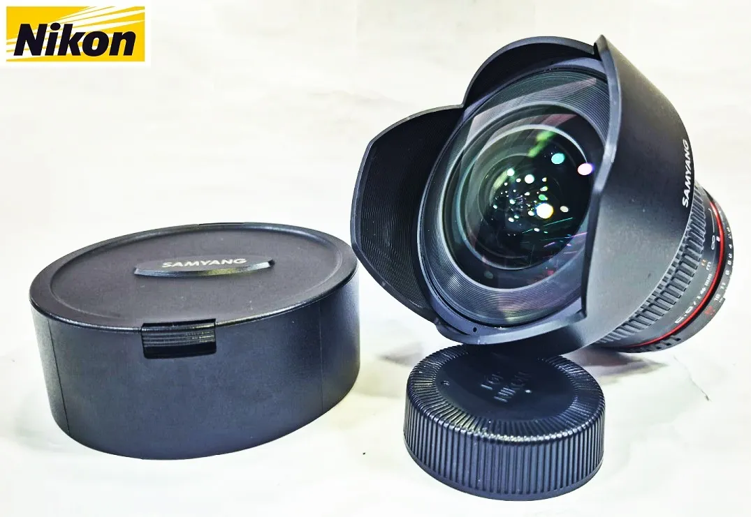 Lente Samyang 14mm f/2,8 para Nikon - Usada - Vendida