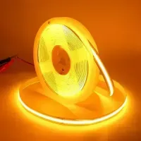 MANGUEIRA LED COB AMARELO OURO  127v rolo 100 metros - Foto 38