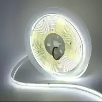 MANGUEIRA LED COB AMARELO OURO 220v rolo 50 metros - Foto 12