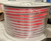 MANGUEIRA LED COB AMARELO OURO 220v rolo 50 metros - Foto 36