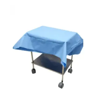 Cobertura de Mesa Auxiliar SMS Esteril 130 X 180 cm PROTDESC - Foto 2