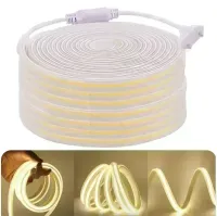 MANGUEIRA LED COB AMBAR 12v rolo 100 metros - Foto 16