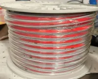 MANGUEIRA LED COB AMBAR 127v rolo 50 metros - Foto 36