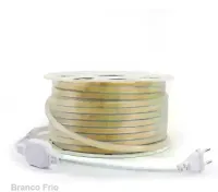 MANGUEIRA LED COB AMBAR 127v rolo 100 metros