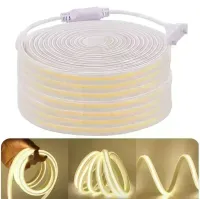 MANGUEIRA LED COB AMBAR 127v rolo 100 metros - Foto 21