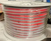 MANGUEIRA LED COB LARANJA 127v rolo 100 metros - Foto 36