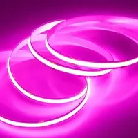 MANGUEIRA LED COB PINK 127v rolo 50 metros - Foto 3