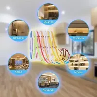 MANGUEIRA LED COB PINK 127v rolo 100 metros - Foto 55