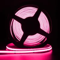 MANGUEIRA LED COB ROSA 12v rolo 50 metros