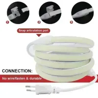 MANGUEIRA LED COB ROSA 220v rolo 100 metros - Foto 7