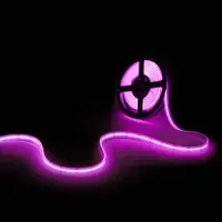 MANGUEIRA LED COB ROXO 12v rolo 100 metros - Foto 3