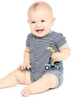 Romper Carter's Tartaruga Manga Curta Masculino - 24M - Foto 3