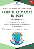 Apostila Prefeitura Macaé RJ Contabilidade Analista 2024