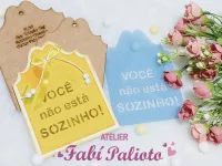 G1.722  Gabarito de Moldes em MDF  Coleção TAG Setembro Amarelo - Foto 3