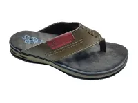 Ref: 9072 - Chinelo de Dedo em Couro Hurkus/Monge - Cor Amendoa - Foto 2