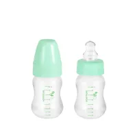 Mamadeira hospitalar autoclavável 80ml, com bico ortodôntico em silicone. Em polipropileno, atóxico, livre de Bisfenol-A, gargalo super higiênico, sem reentrâncias, sem desenhos, resistente à autoclav