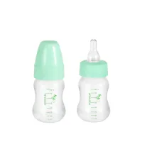 Mamadeira hospitalar autoclavável 80ml, com bico redondo em silicone. Em polipropileno, atóxico, livre de Bisfenol-A, gargalo super higiênico, sem reentrâncias, sem desenhos, resistente à autoclave a 
