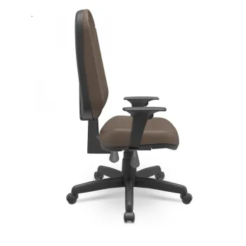  Cadeira Multiregulável NR17 Presidente Operativa com Encosto Regulável Base Giratória e Braços Reguláveis - Foto 2