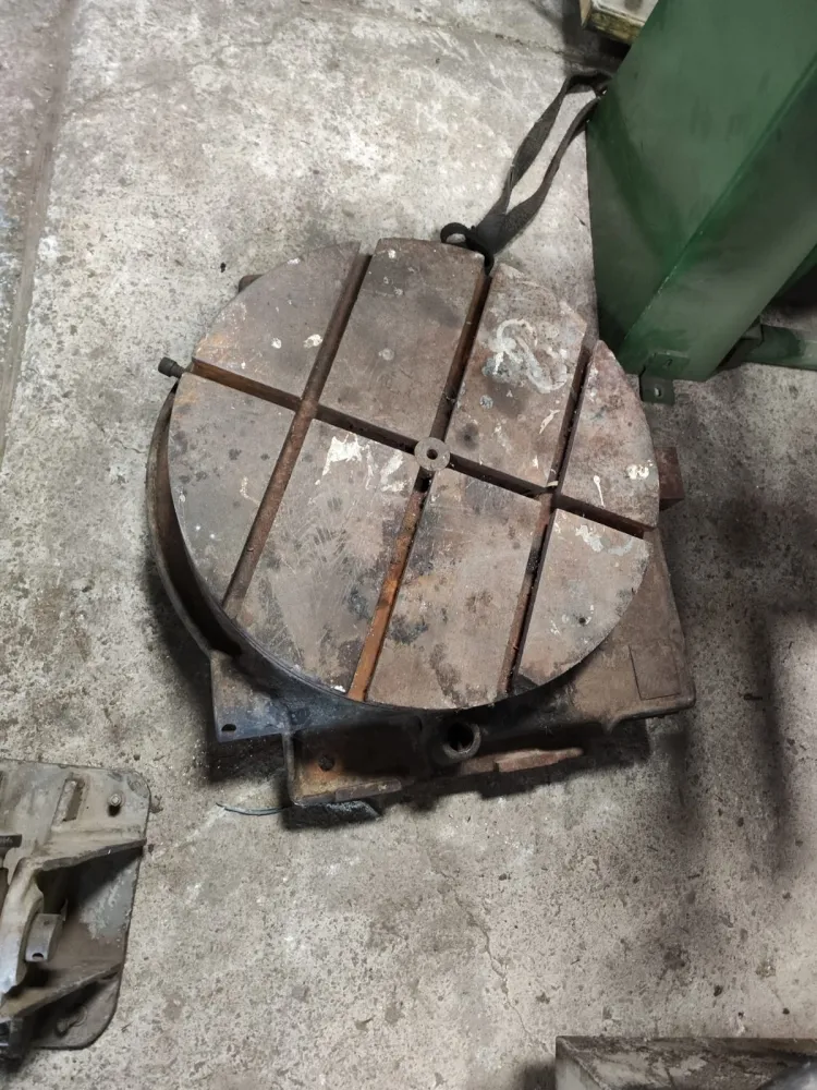 Mesa rotativa industrial usinagem 60cm diâmetro - Cód. 245 Imagem