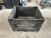 Caixa dobrável / desmontável em plástico 570 Litros c/ tampa - Cód. 187 - Foto 4