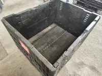 Caixa dobrável / desmontável em plástico 570 Litros c/ tampa - Cód. 187 - Foto 5