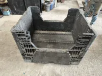 Caixa dobrável / desmontável em plástico 570 Litros c/ tampa - Cód. 187 - Foto 7