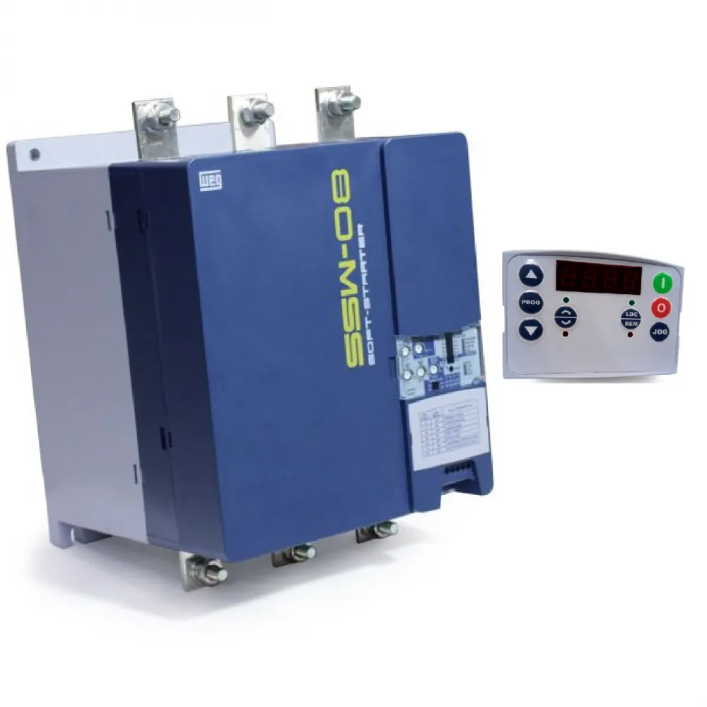 Chave de partida Soft Starter Weg SSW08 171A 60CV 220V / 125CV 380V com ihm local  - 10803121