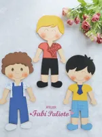 G230 Gabarito de Moldes em MDF Menino 30cm - Foto 2