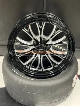 RODA SSR SPIKE Aro 17 Tala 4.5 /  5X114 - JEGS (PAR) (FRETE A COBRAR NO DESTINO) - Foto 2