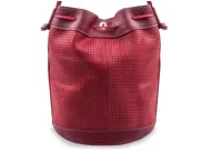 Bolsa Bucket Artlux Transversal em Couro Café Feminina  - Foto 2