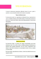 568 - Filosofia - Introdução às Principais Teorias Políticas e Sociais - Tipos de Democracia - 9º ano -PDF com 8 páginas - Foto 2