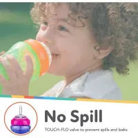 Copo Transição Nûby com Canudo de Silicone 300ml -12 Meses+ - Foto 4